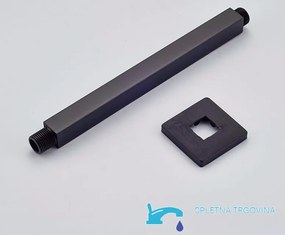 Zuhanyrendszer EYN PT50089 falba süllyesztett kivitelben, LED-világítással, több színváltozatban — Króm — 30 cm