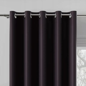 Blackout Szövet Függöny Anyag Dona 280cm szilva lila