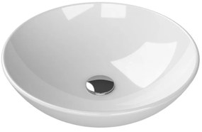 CeraStyle ZERO - PULTRA ültethető - Top Counter - porcelán mosdó - O - Ø 46 cm