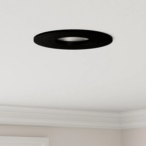 BeĂ©pĂtett spotlĂĄmpĂĄk 12 db Kerek GU10 Fekete Ă91 mm