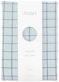 Világoskék egyszemélyes renforcé pamut ágyneműhuzat 140x200 cm Vista – Södahl