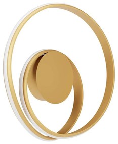 Redo 01-4355 - LED dimmelhető fali lámpatest TORSION LED/30W/230V arany