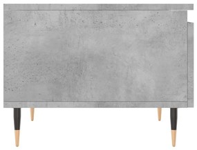 2 db betonszürke szerelt fa dohányzóasztal 50 x 46 x 35 cm