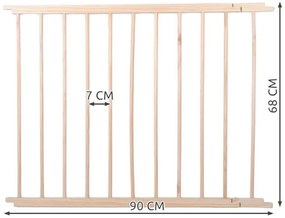 ISO Fa fenyőszekrény 6 db panelek, 8178