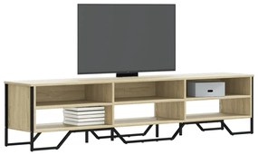 sonoma tölgyszínű szerelt fa TV-szekrény 180 x 34 x 41 cm