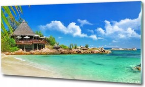 Fotó üvegkép Nap sugarai 125x50