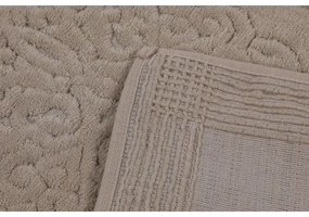 2x Fürdőszobai szőnyeg PIANTE 60x100 cm barna készlet