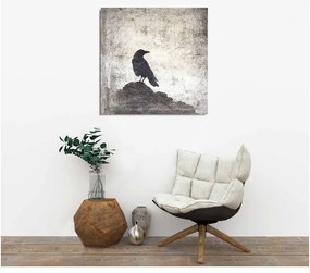 Black Bird vászon fali kép, 45 x 45 cm