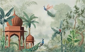 Dekoratív Fotótapéta Hálószoba Páva kertek 416x254 Ragasztó