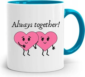 Always Together Kék Bögre Fiúnak, fényképes nyomattal