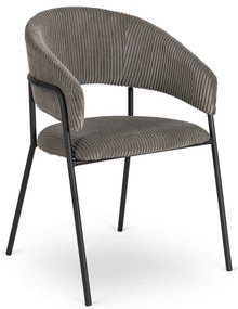 Szürke Kordbársony Étkezőszék TINKA