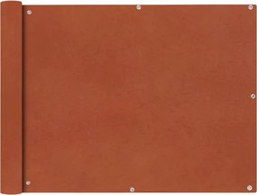 vidaXL terrakotta színű oxford szövet erkély sötétítő 90 x 600 cm