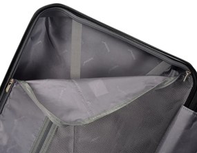 BONTOUR “SPINNER” Nagy Duplakerekes Gurulós bőrönd, 76x50,5x29,5 cm, Fekete