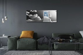 Canvas képek Sky lépcsőház ajtó 100x50 cm