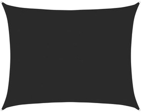 fekete HDPE napvitorla 160 g/m² 6 x 7 m