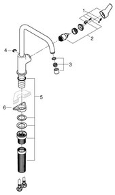 GROHE 30470000 - START mosogató csaptelep, fényes króm