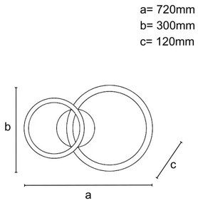 LED dimmelhető mennyezeti lámpatest LED/55W/230V 3000-6500K + távirányító