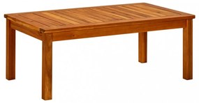 tömör akácfa kerti dohányzóasztal 90 x 50 x 36 cm