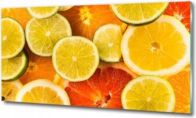 Fotó kép edzett üveg Málna és víz 125x50