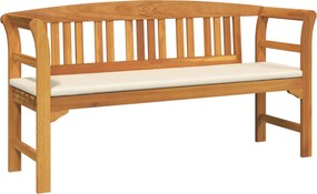 vidaXL Rózsapad Természetes 157 x 46 x 82,5 cm Tömör Akácfa