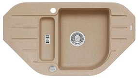 ALVEUS 1090939 - Mosogató NIAGARA 90x50 cm gránit/bézs