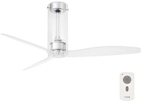 FARO Barcelona FARO 33374 - Mennyezeti ventilátor TUBE FAN átlátszó FA33374