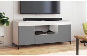 Tv szekrény/asztal Giuseppo  (szürke + fehér). 1098651