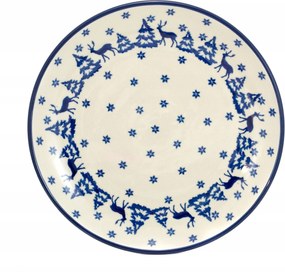 Ebédlő tányér 25cm Ceramika Artystyczna Bolesławiec