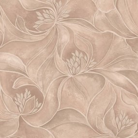 Zambaiti Parati Casa Chic Fiori ezüst-púder virágos texturált vlies tapéta – Z20130