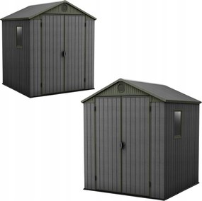 Szerszámház Vízálló Robusztus Egyszerű Összeszerelés 6x6 182x190cm Szürke