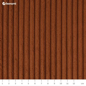 Narancssárga kordbársony kinyitható kanapé 218 cm Tori – Bonami Selection