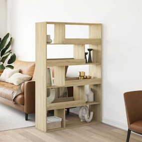 sonoma tölgy színű szerelt fa könyvszekrény 100 x 33 x 156,5 cm