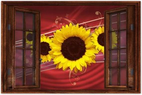 Poszterek 90x60 Napfény absztrakt