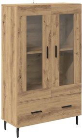 vidaXL Magasfiú fiókkal Artisan tölgy 69,5 x 31 x 115 cm Faanyag