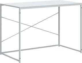 vidaXL fehér szerelt fa számítógépasztal 110 x 60 x 70 cm
