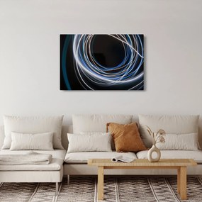 Kék vonalak képe (90x60 cm)