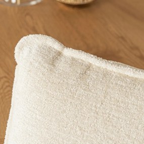 Forgó szék krém színben, bouclé kárpittal, DIAS