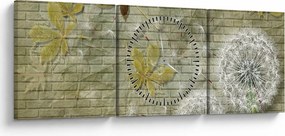 Kép - A szél által hordozott pitypang (órával) (90x30 cm)