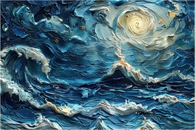 Kép - Az ég és a tenger festése (90x60 cm)
