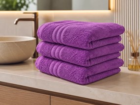 Classic törölköző 70 x 140 cm lila, 100% pamut
