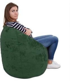 Mara babzsákfotel - E57 szövet - zöld - 200 liter R