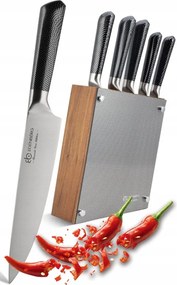 6 részes Edenberg konyhai késkészlet állvánnyal