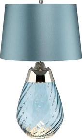 Elstead Lighting LENA SMALL LENA-TL-S-BLUE Asztali lámpa 1X7W/GU10+1x60W/E27