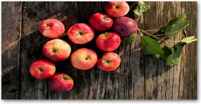 Fotótapéta üvegfalra Almák az asztalon 140x70