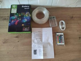 Led Szalag Fénylánc Lámpa Távirányító Usb Rgb Vízálló