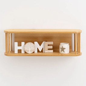 Natúr színű nyárfa fali polc képekhez 60 cm Aspen – Casa Selección