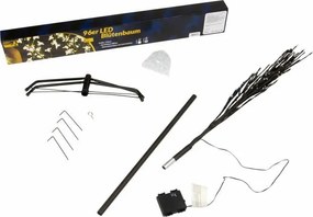 NEXOS Dekoratív fa 150 cm 96 LED meleg fehér