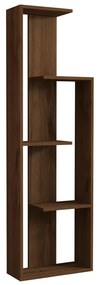 Könyvespolc Wand 160x50x19,6 cm - Walnut