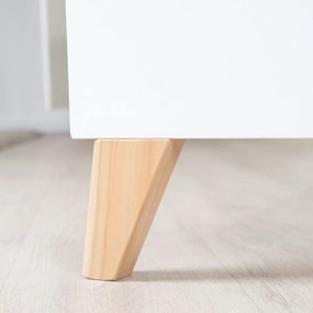 Fehér babaágy 60x120 cm Léon – Roba