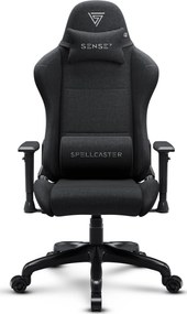 Irodai forgószék SENSE7 Spellcaster FUKU fotel, fekete szövet